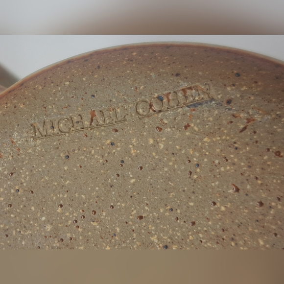 Michael Cohen Vintage Studio Pottery Stoneware Pitcher Jug Mid Century MCM 6.5" - Picture 3 of 12